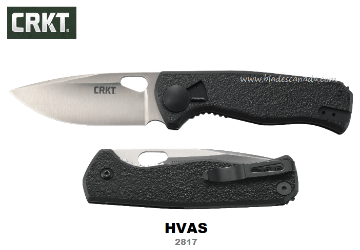 CRKT HVAS Field Strip Folding Knife, 1.4116 Steel, GFN Black, CRKT2817 - Click Image to Close